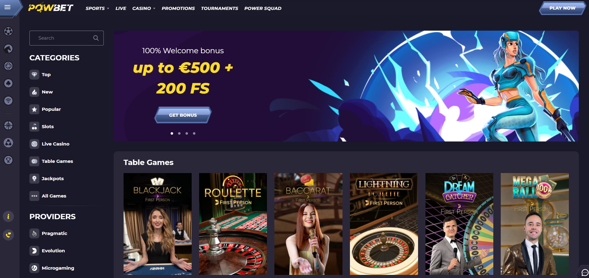 PowBet Casino